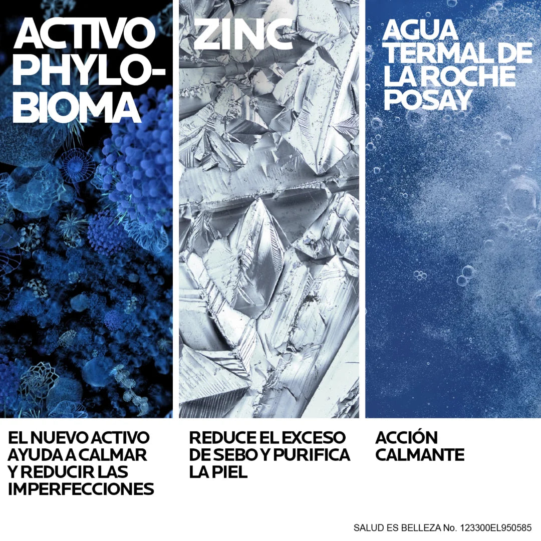 La Roche Posay – Effaclar Gel Limpiador Purificante +M – 100 ml.