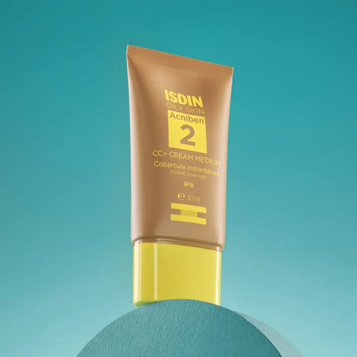 Isdin – Oily Skin Acniben 2 CC+ Cream Medium SPF30 – 40 ml.
