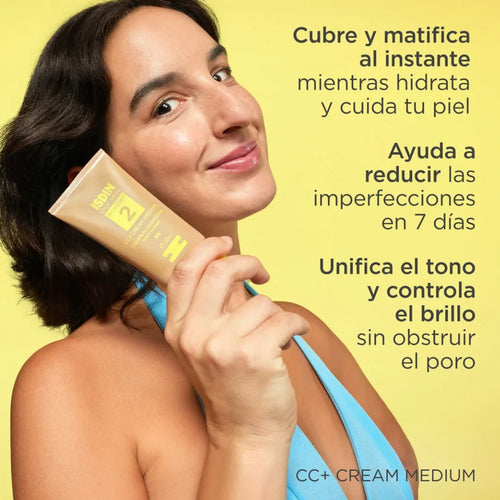 Isdin – Oily Skin Acniben 2 CC+ Cream Medium SPF30 – 40 ml.