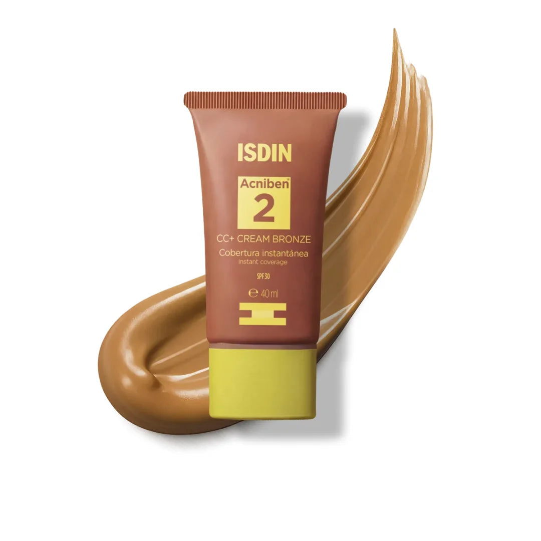 Isdin – Oily Skin Acniben 2 CC+ Cream Bronze SPF30 – 40 ml.