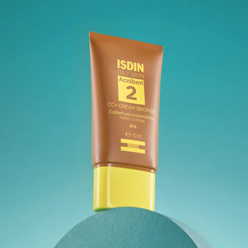 Isdin – Oily Skin Acniben 2 CC+ Cream Bronze SPF30 – 40 ml.