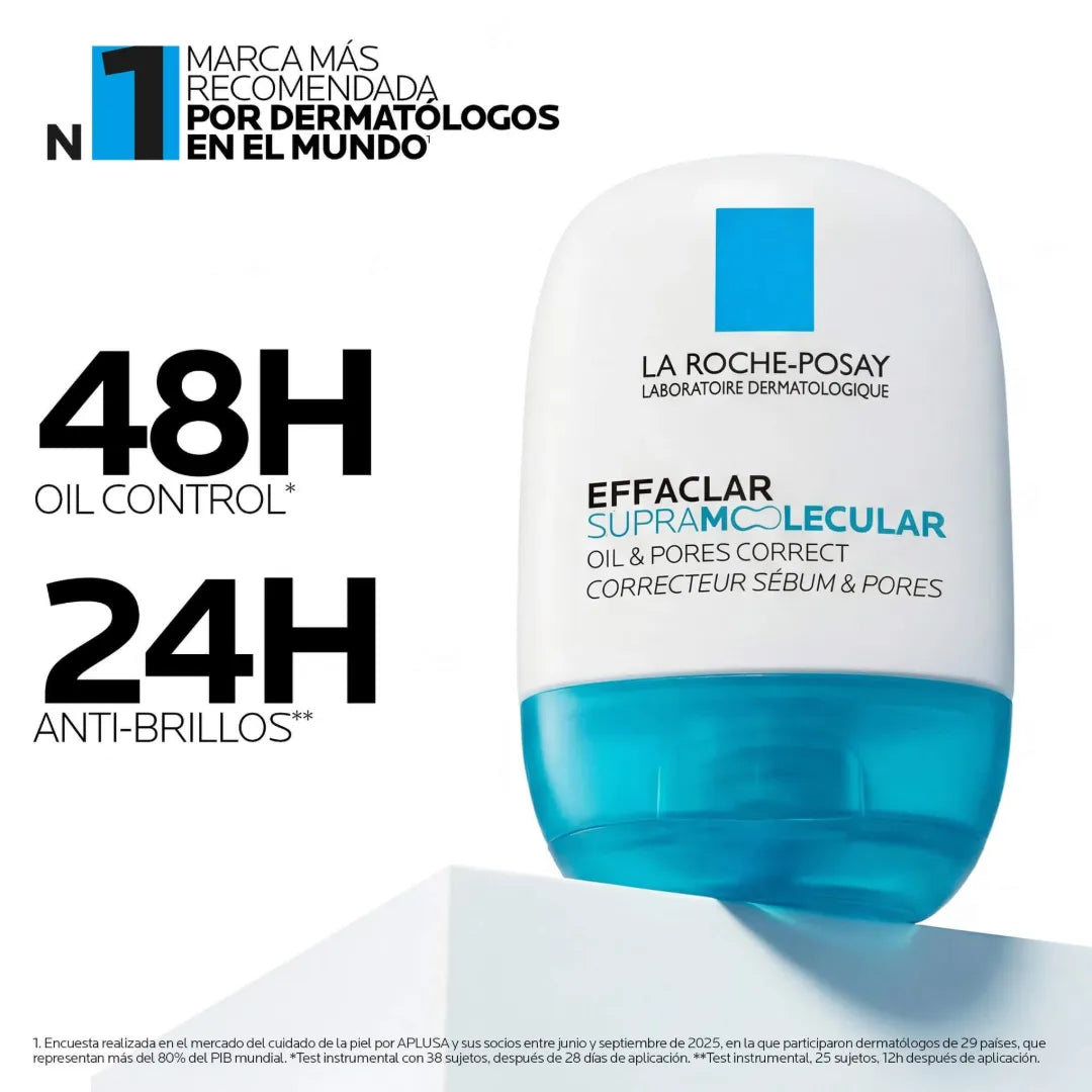 La Roche Posay – Effaclar Supramolecular Corrector de Sebo y Poros – 40 ml.