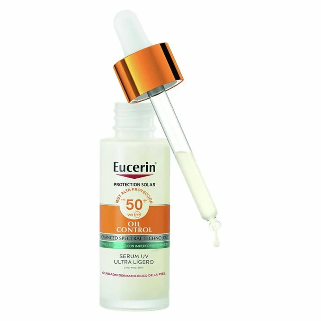 Eucerin – Oil Control Serum UV Ultra Ligero SPF 50+ – 30 ml.