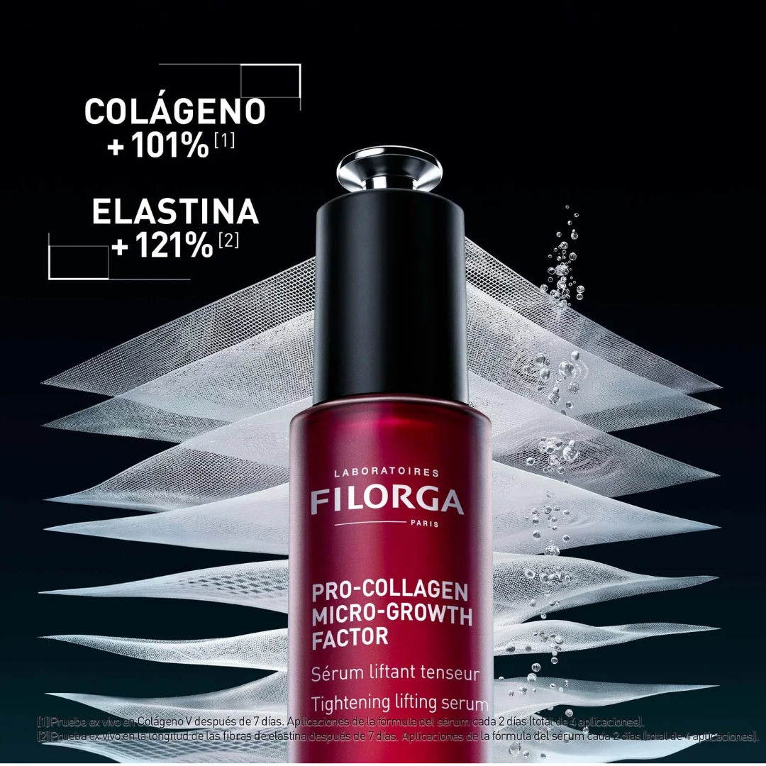 Filorga – Pro-Collagen Micro-Growth Factor Suero Reafirmante y Tensor – 30 ml.