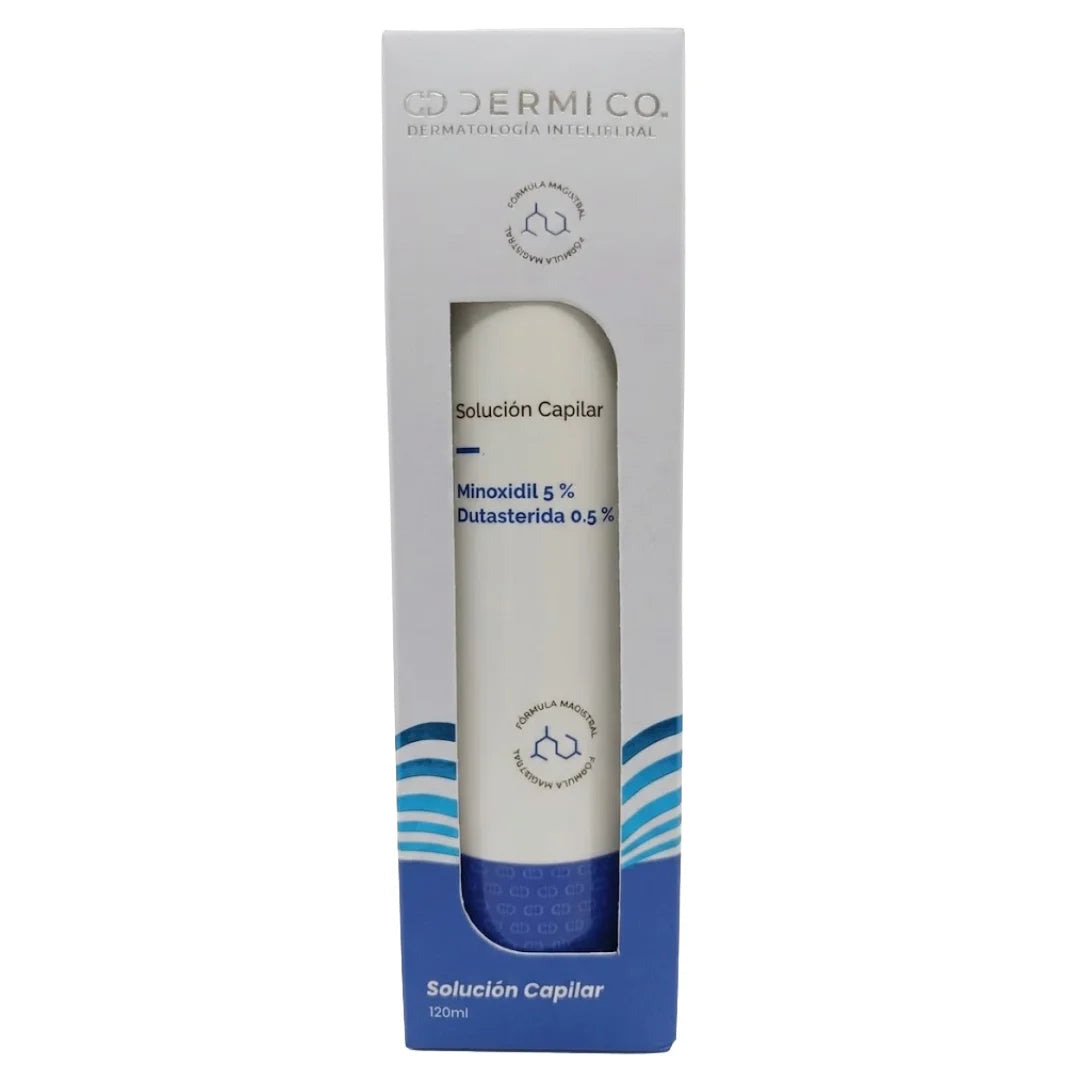 Dermico - Solución Capilar Minoxidil 5% / Dutasterida 0.5% - 120 ml