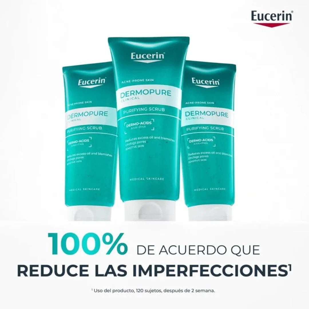 Eucerin – Dermopure Clinical Exfoliante Purificante – 100 ml.