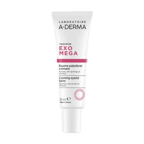 Aderma – Exomega Bálsamo Calmante para Párpados – 15 ml.