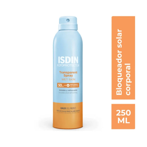 Isdin - Fotoprotector Transp. Spray Wet Skin 50+ Spray – 250 ml.