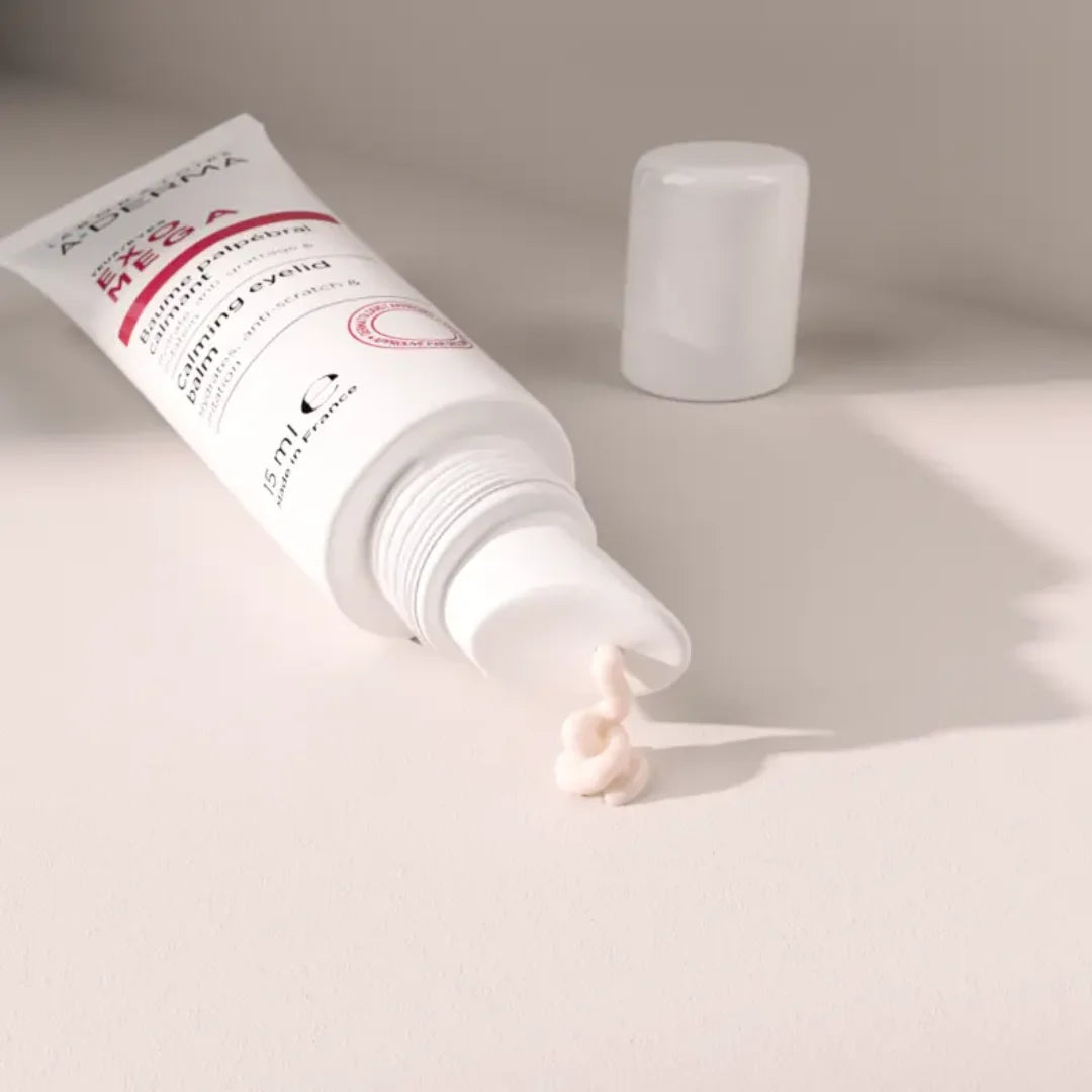 Aderma – Exomega Bálsamo Calmante para Párpados – 15 ml.