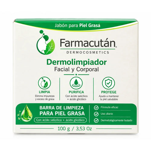 Farmacután – Dermolimpiador Facial en Barra – 100 g.