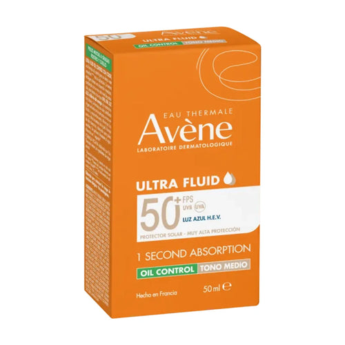 Avene – Ultra Fluid Oil Control Tono Medio SPF50+ – 50 ml.