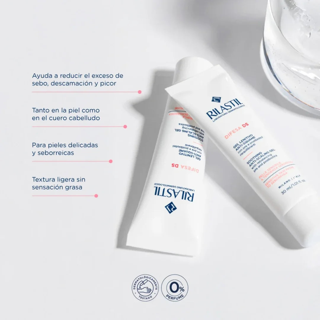 Rilastil – Difesa DS Gel Calmante Antiescamas – 30 ml.
