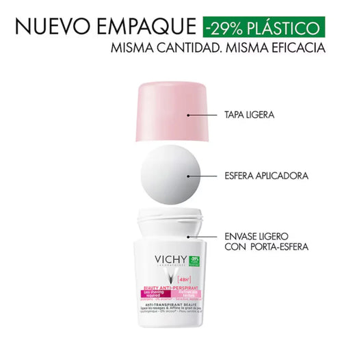 Vichy – Desodorante Belleza Anti-Transpirante 48H - 50 ml.