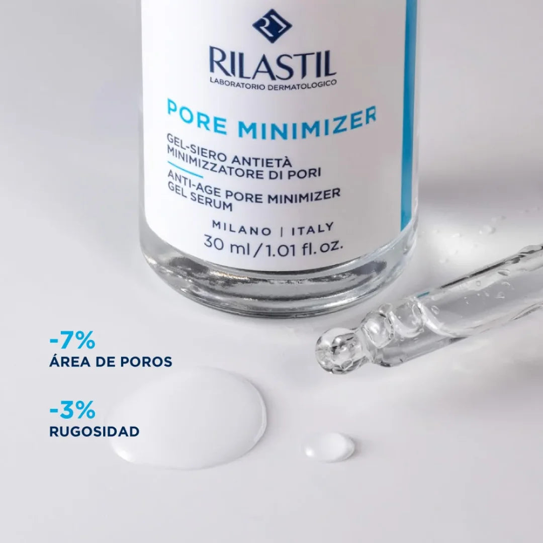Rilastil – Pore Minimizer Gel-Sérum Antiedad Anti-Poros Dilatados – 30 ml.