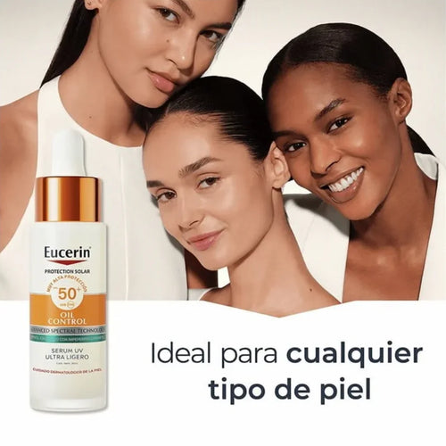 Eucerin – Oil Control Serum UV Ultra Ligero SPF 50+ – 30 ml.