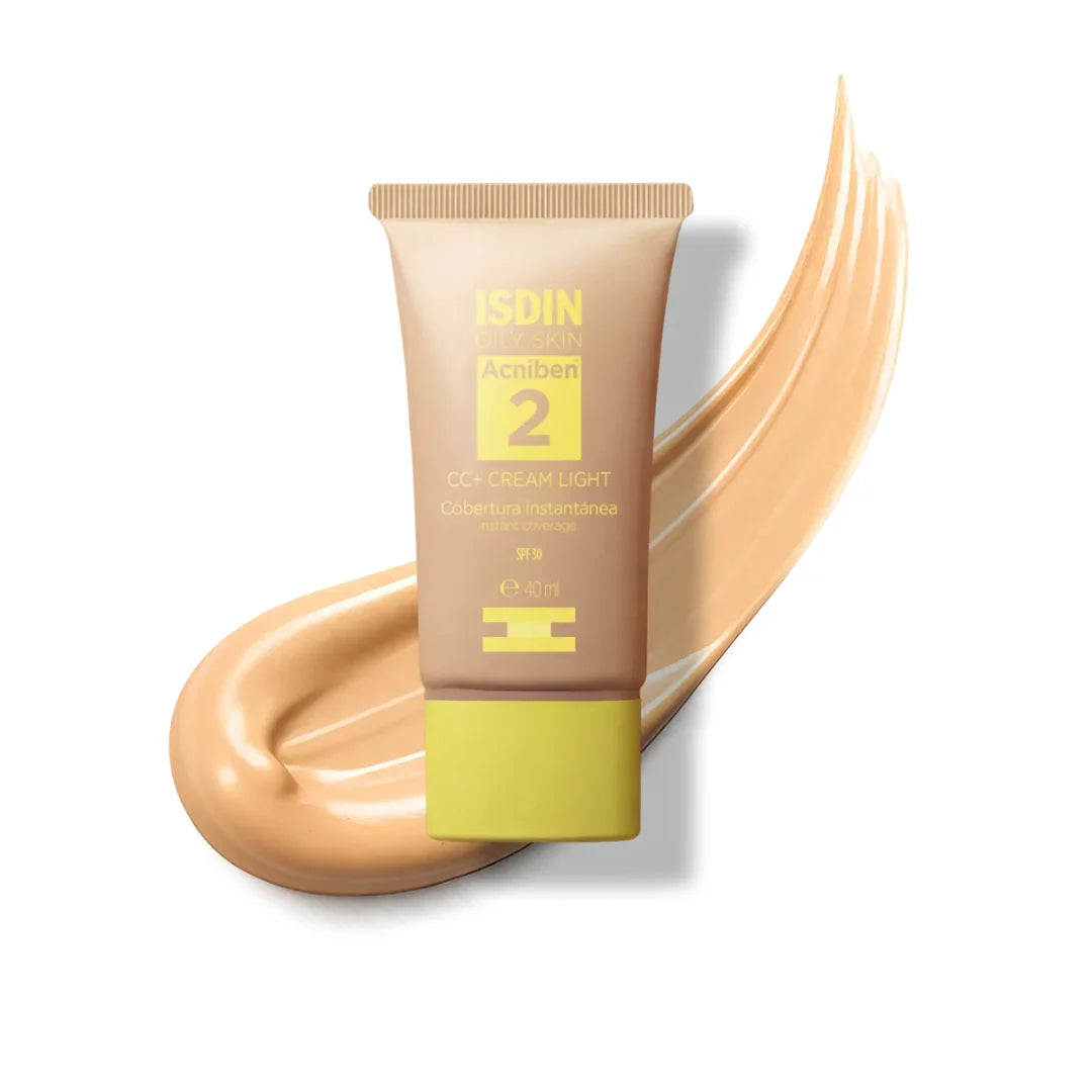Isdin – Oily Skin Acniben 2 CC+ Cream Light SPF30 – 40 ml.