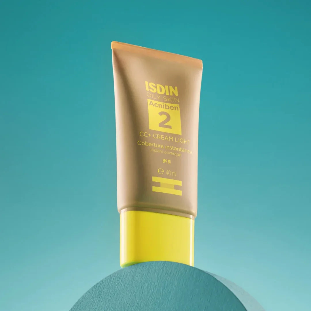 Isdin – Oily Skin Acniben 2 CC+ Cream Light SPF30 – 40 ml.