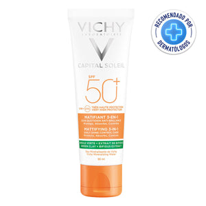 Vichy - Capital Soleil Matificante 3 en 1 SPF50+ - 50 ml.