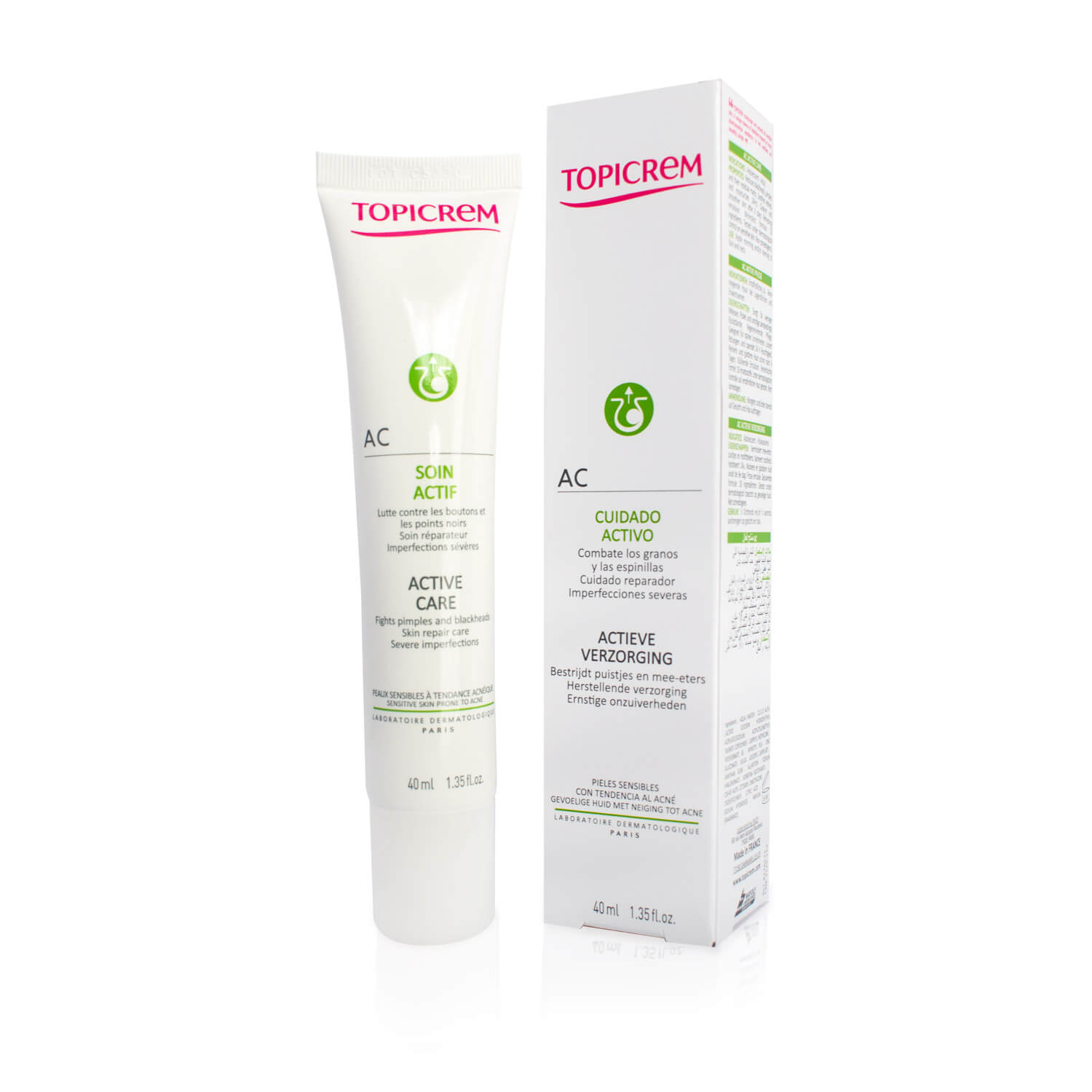 Topicrem - AC Gel Crema Matificante Cuidado Activo - 40 ml.