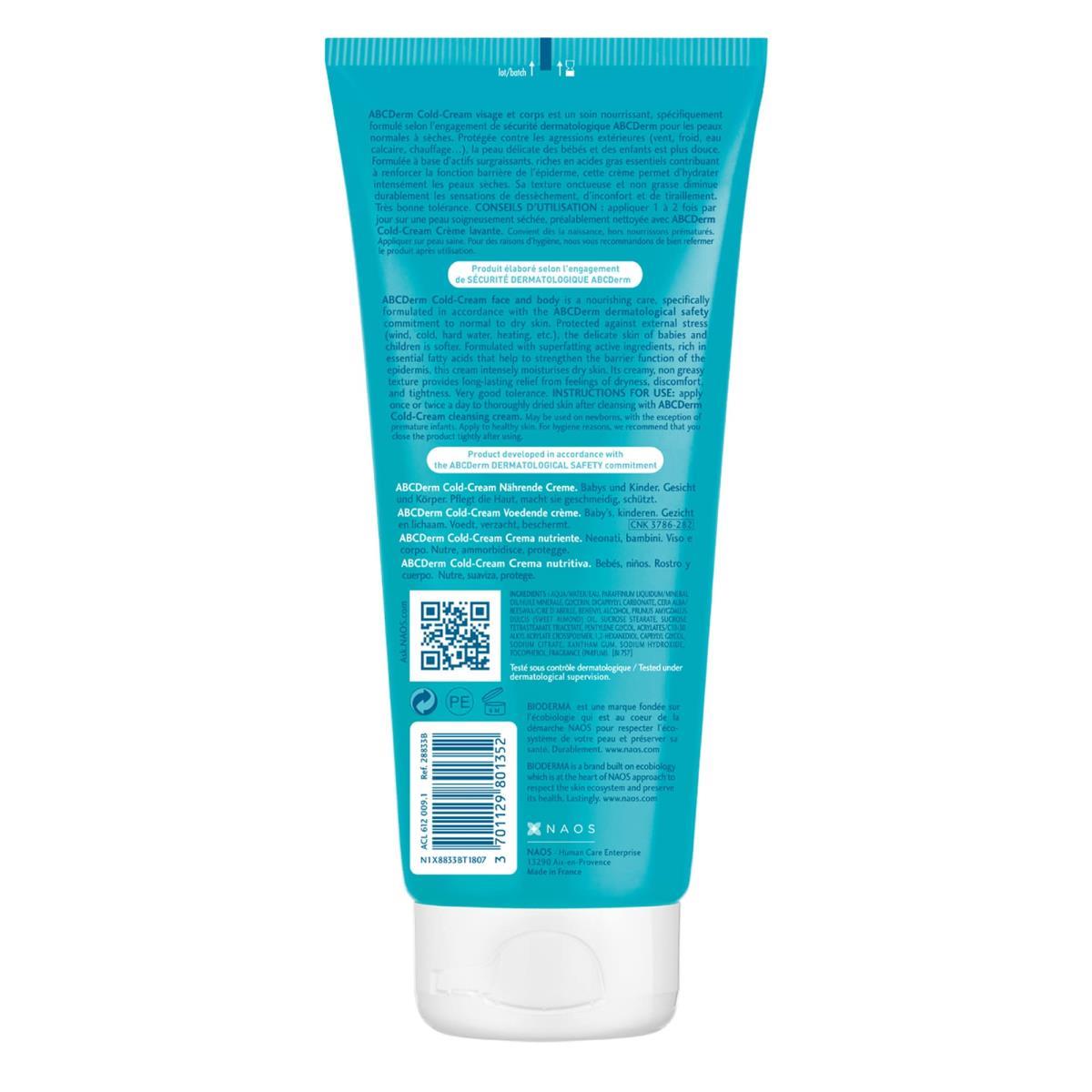 Bioderma - ABCDerm Cold Cream - 200 ml.