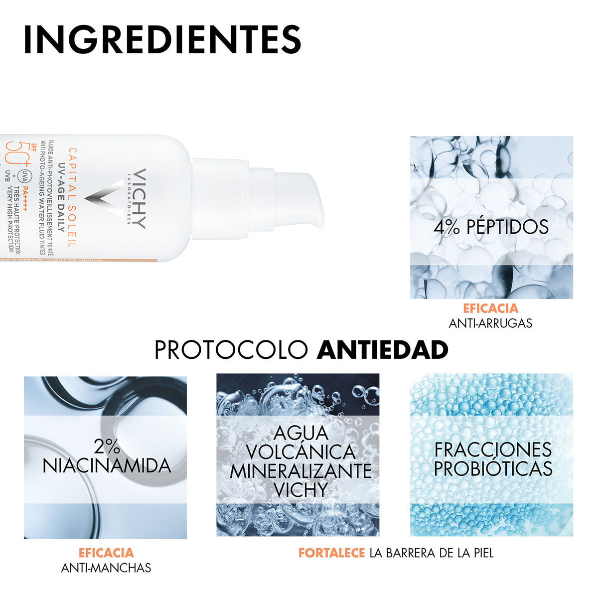 Vichy - Capital Soleil UV-AGE Con Color SPF50+ - 40 ml.