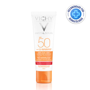 Vichy - Capital Soleil Anti-edad 3 en 1, SPF 50  - 50 ml.