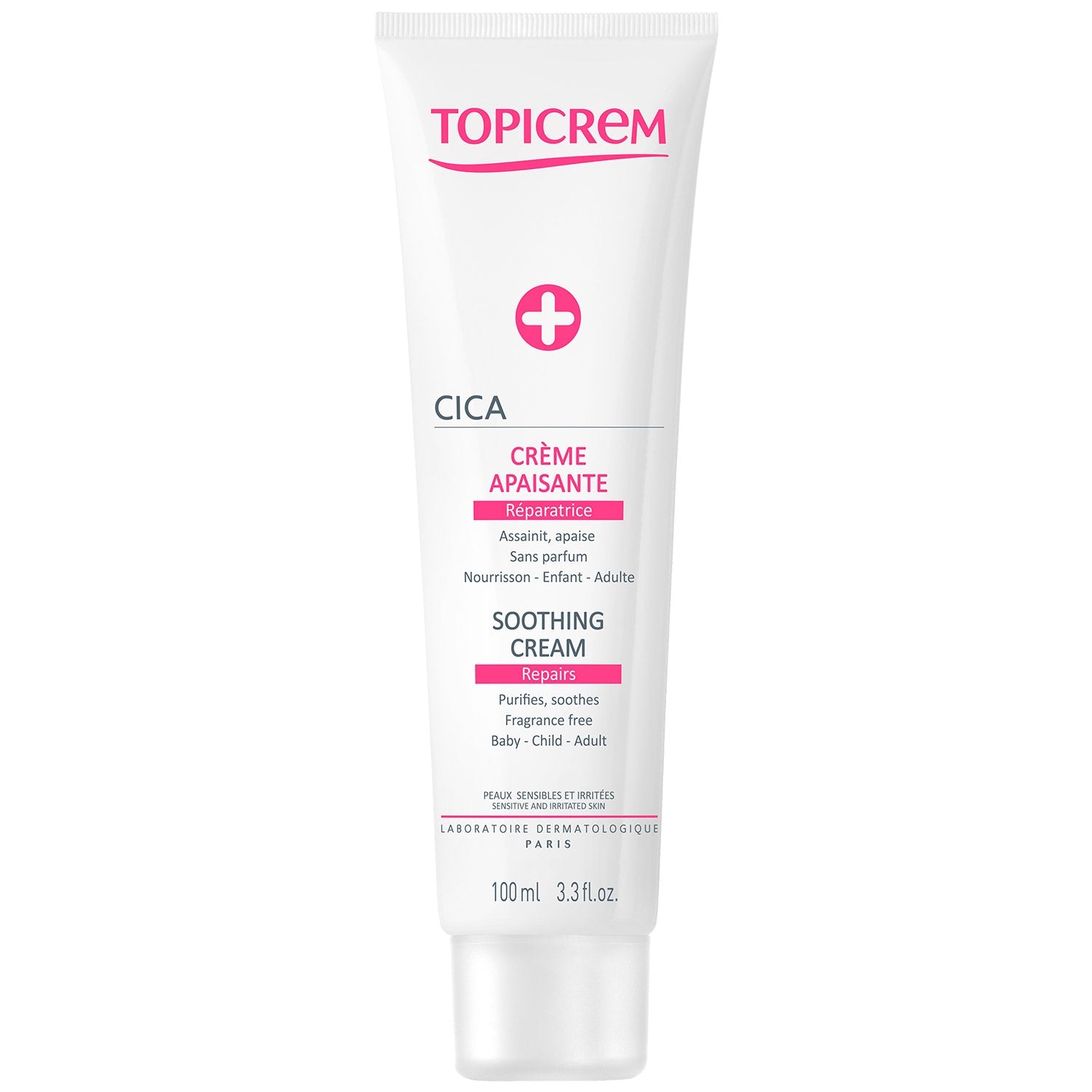 Topicrem - Cica Crema para la Piel Sensible Calmante - 100 ml.