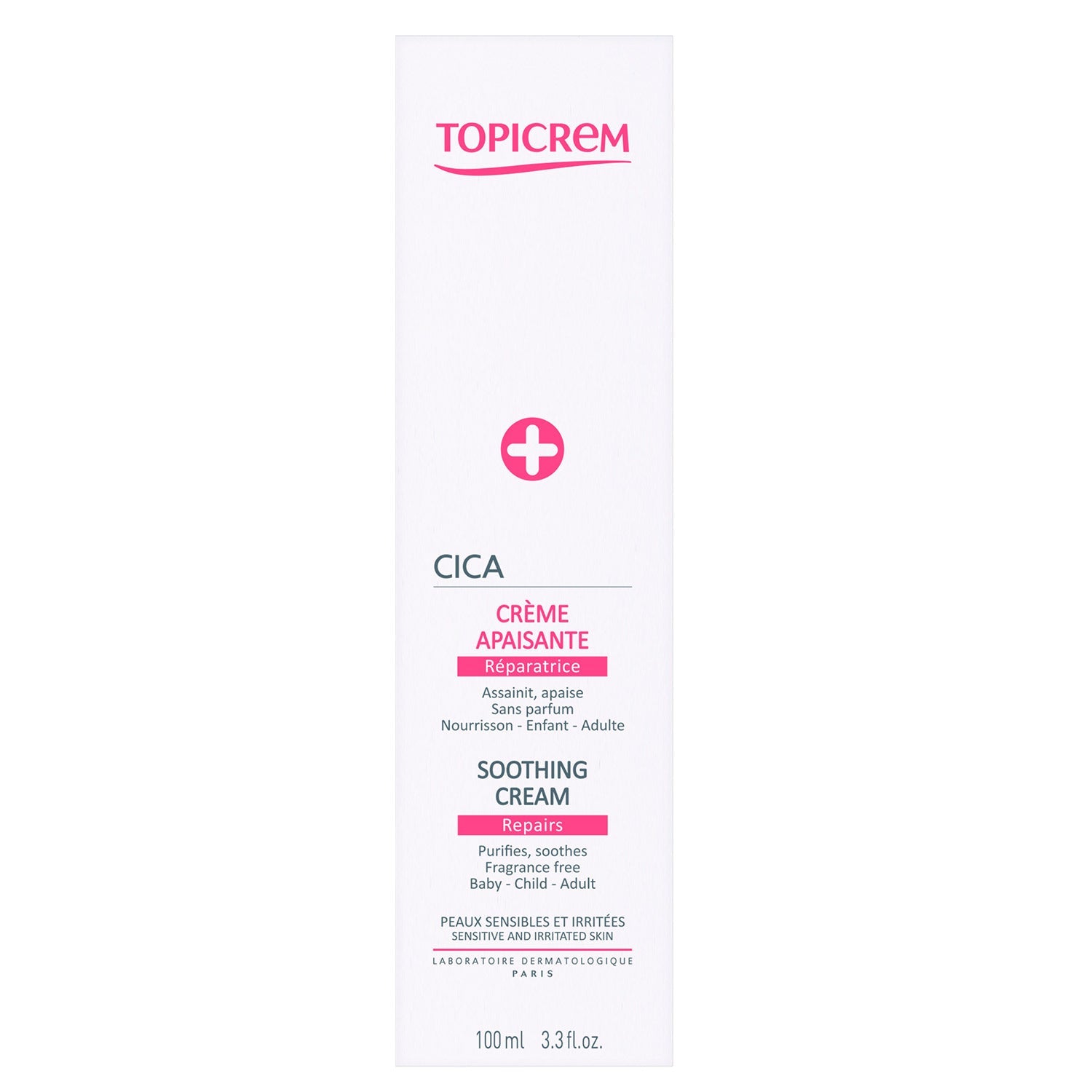 Topicrem - Cica Crema para la Piel Sensible Calmante - 100 ml.