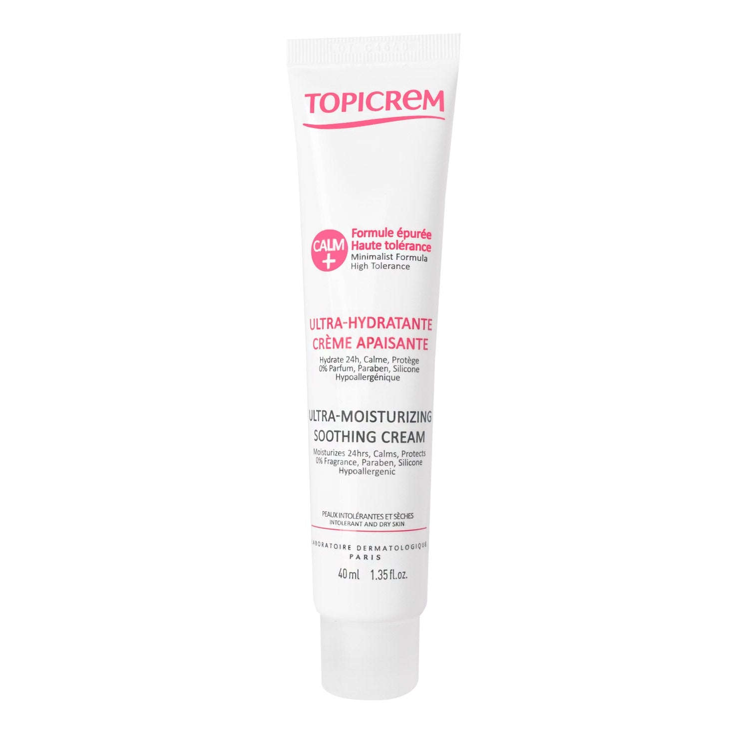 Topicrem - Calm+ Crema para la Piel Sensible Calmante Ultra-hidratante - 40 ml.