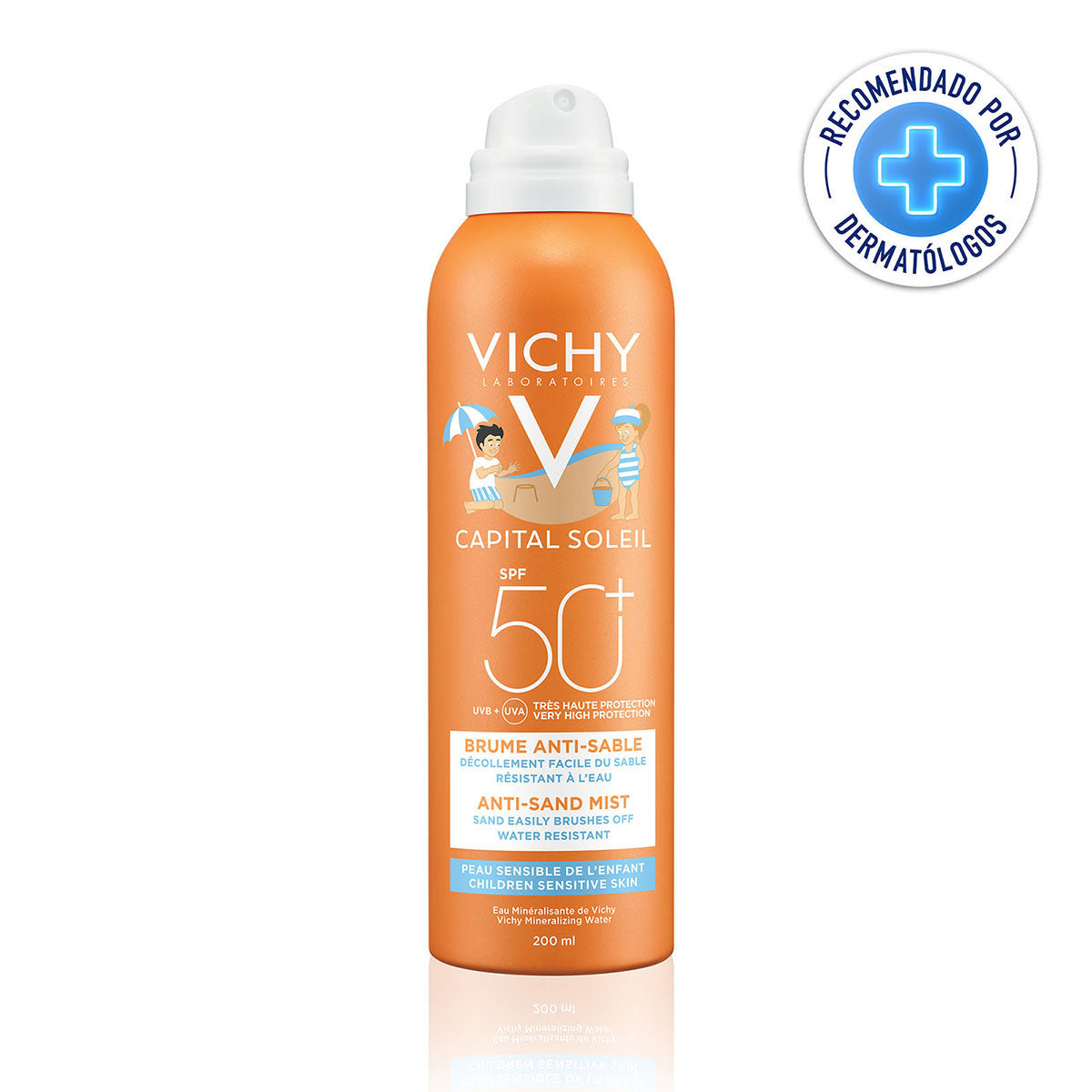 Vichy - Capital Soleil Bruma Solar Anti-Arena Niños SPF50+ - 200 ml.