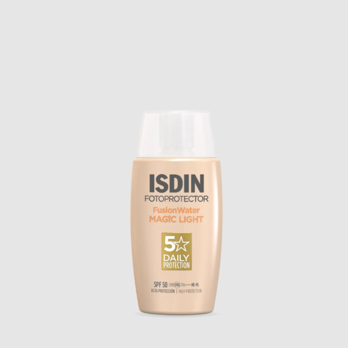 Isdin - Fotoprotector Fusion Water Magic Color Light Spf 50 - 50 ml.