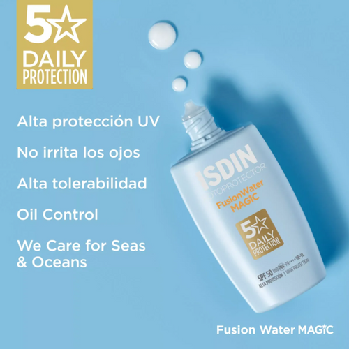 Isdin – Fotoprotector Fusion Water Magic SPF 50 - 50 ml.