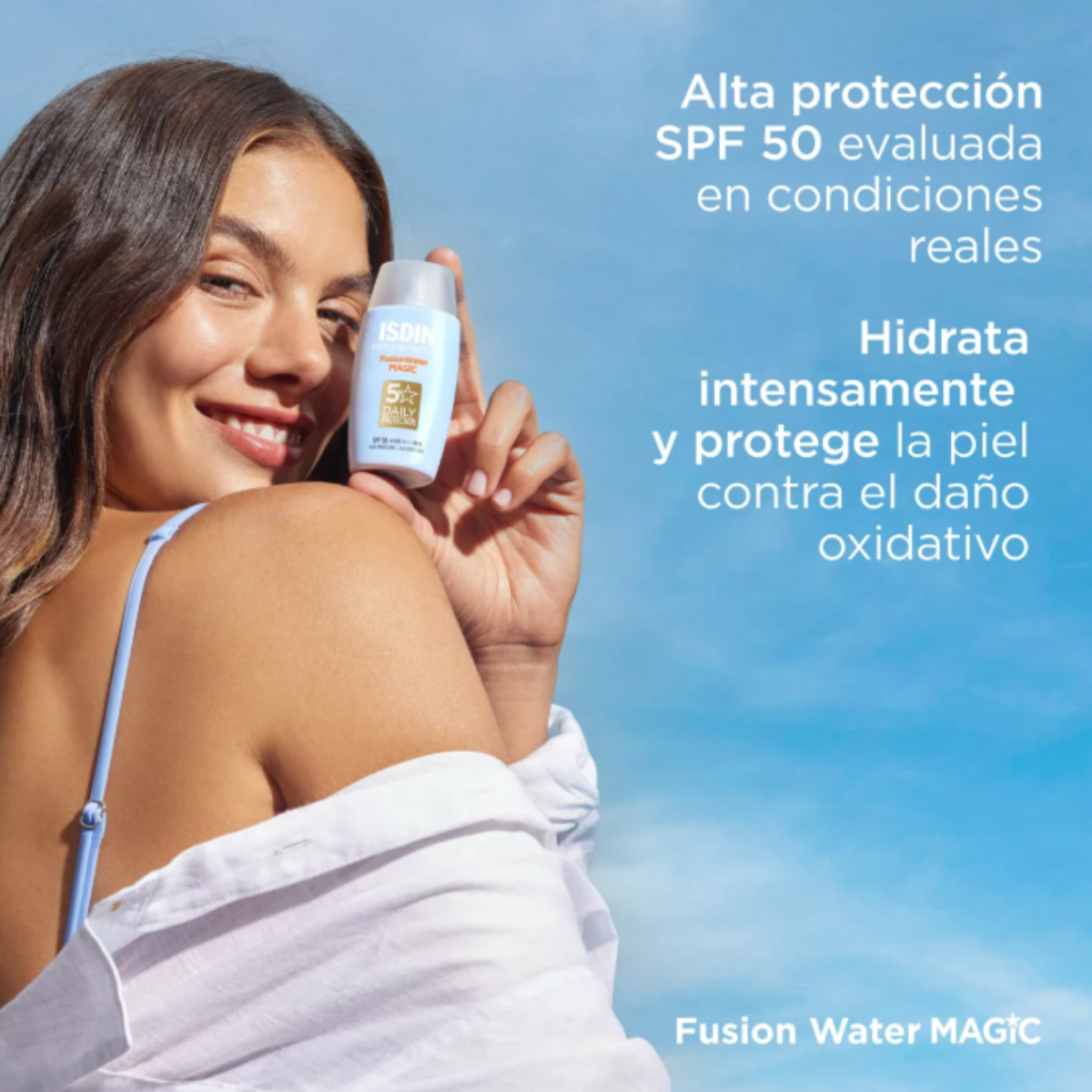 Isdin – Fotoprotector Fusion Water Magic SPF 50 - 50 ml.