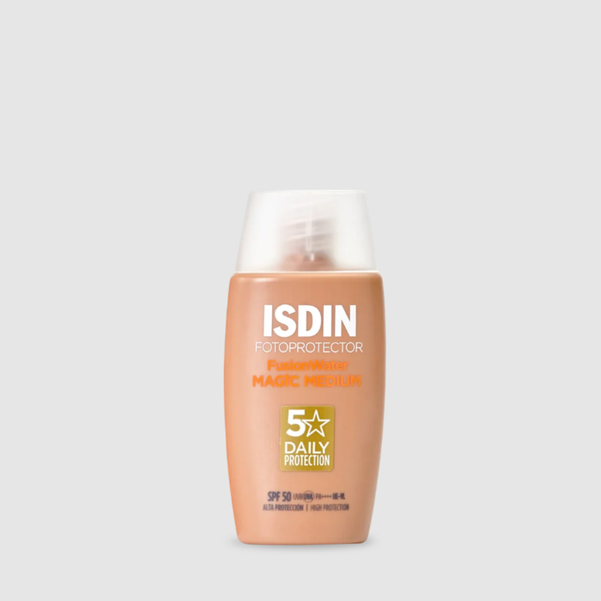 Isdin – Fotoprotector Fusion Water Magic Color Medio SPF 50 - 50 ml.