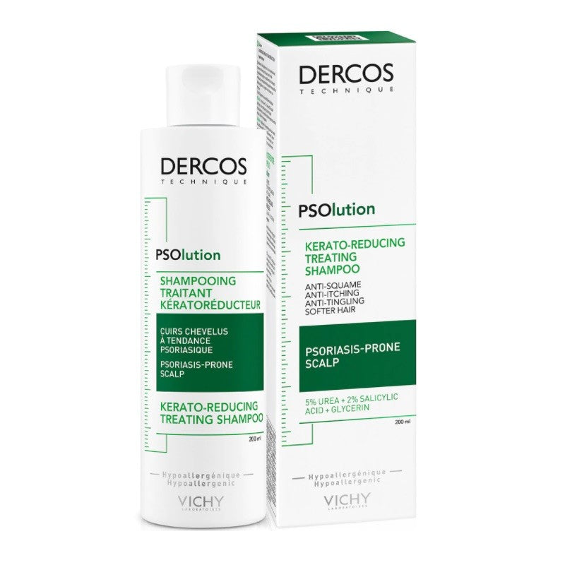 Vichy - Dercos PSOlution Champú de Tratamiento Keratorreductor - 200 ml.