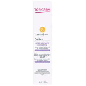 Topicrem - Calm+ Crema para la Piel Sensible Calmante FPS 50+ - 40 ml