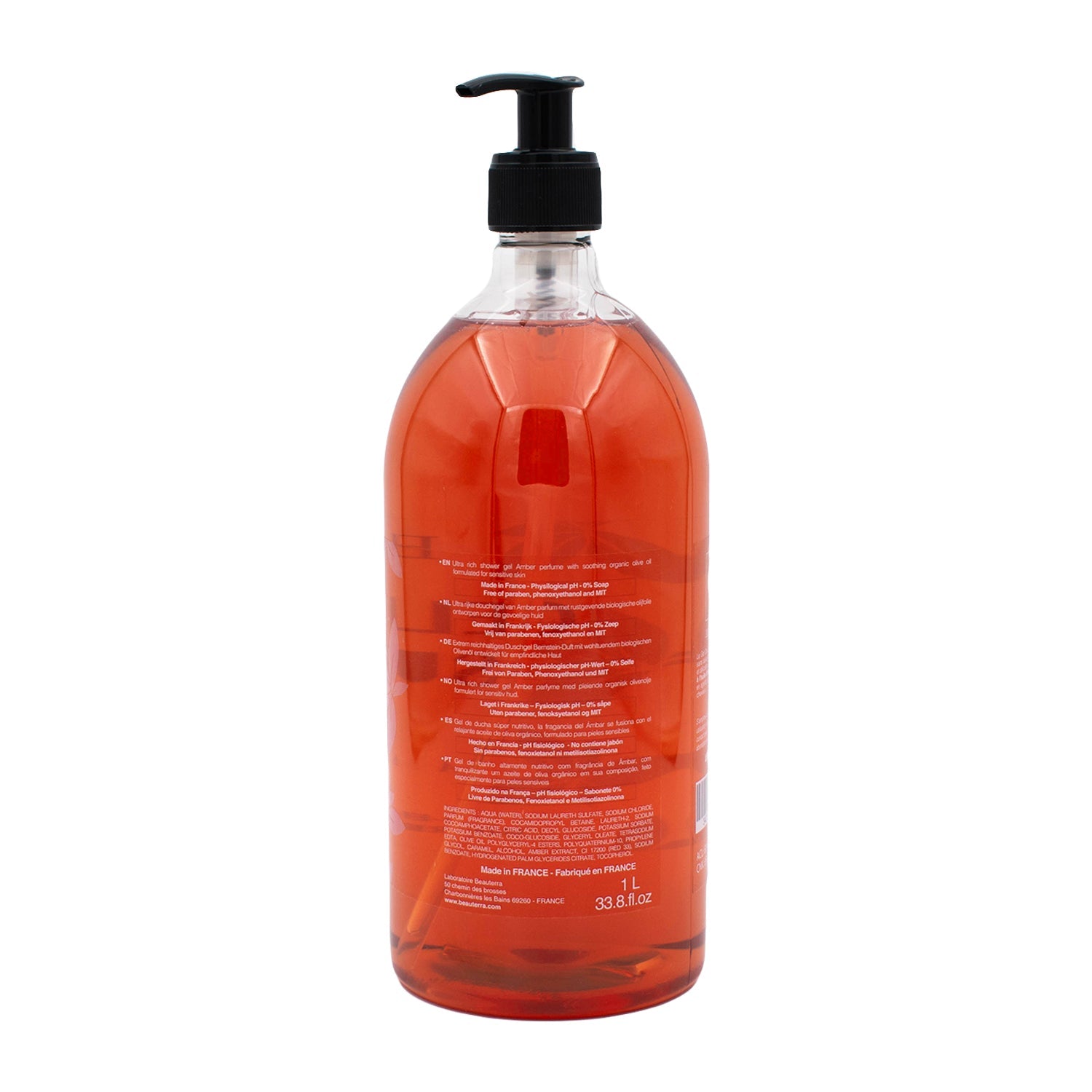 Beauterra - Gel de Ducha Ultra Hidratante Ámbar -1 L