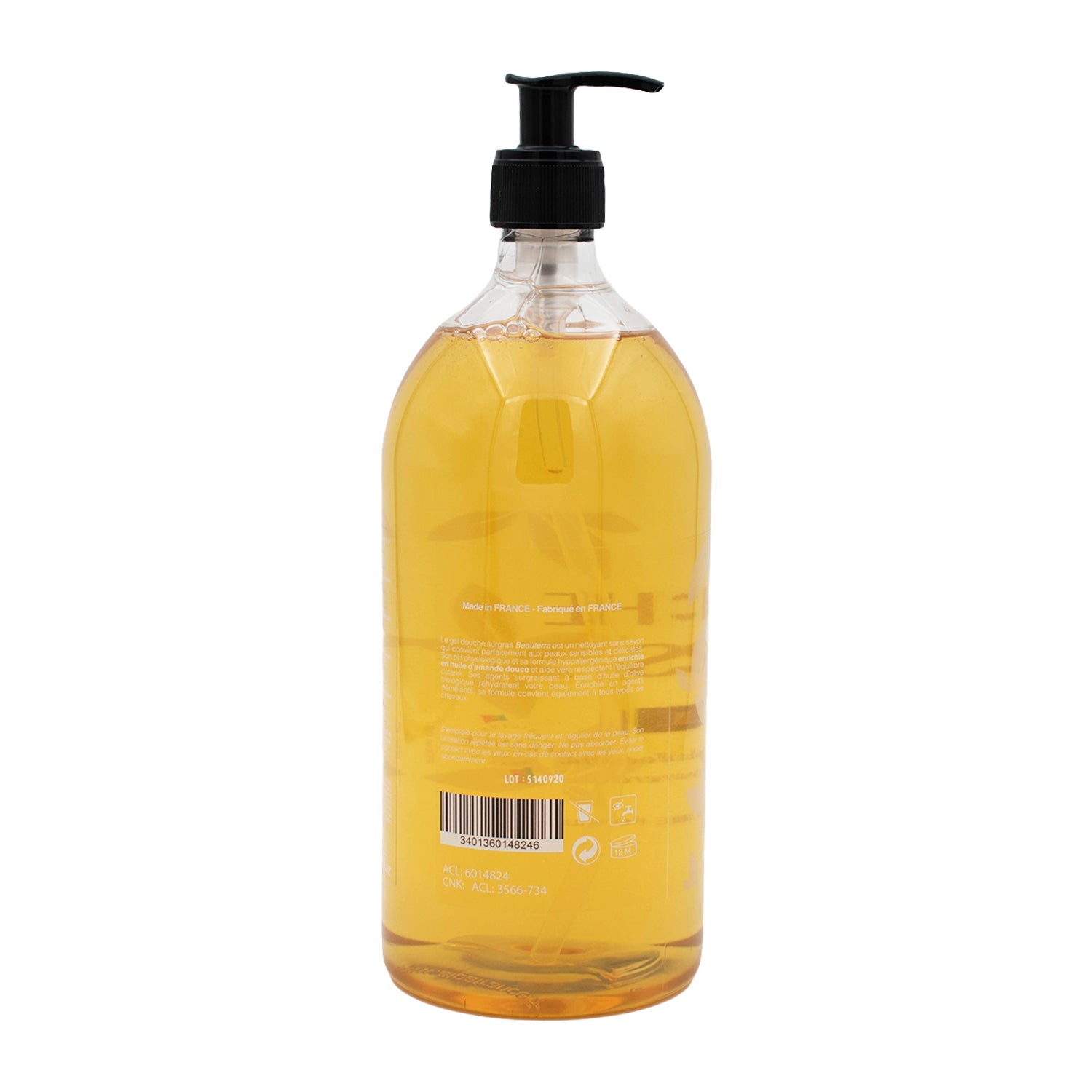 Beauterra - Gel de Ducha Ultra Hidratante Hipoalargénico - 1000 ml