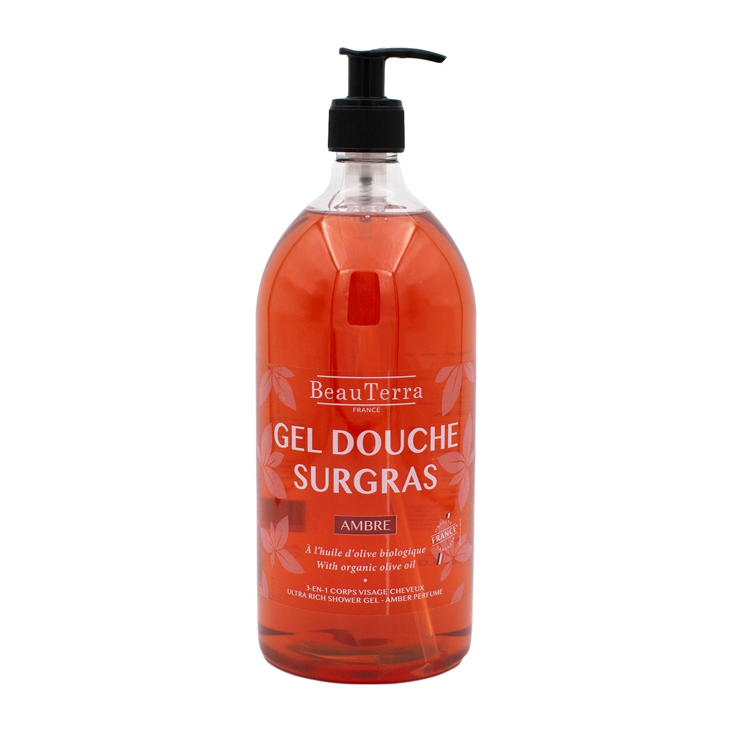 Beauterra - Gel de Ducha Ultra Hidratante Ámbar -1 L