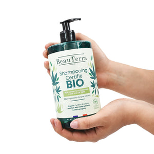 Beauterra - Shampoo Líquido Té verde, Cáñamo y Aloe Vera - 750 ml