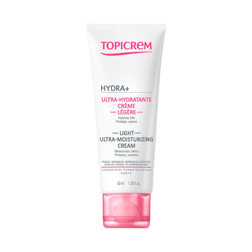 Topicrem - Hydra+ Crema para la Piel Sensible Ultra-hidratante Ligera - 40 ml